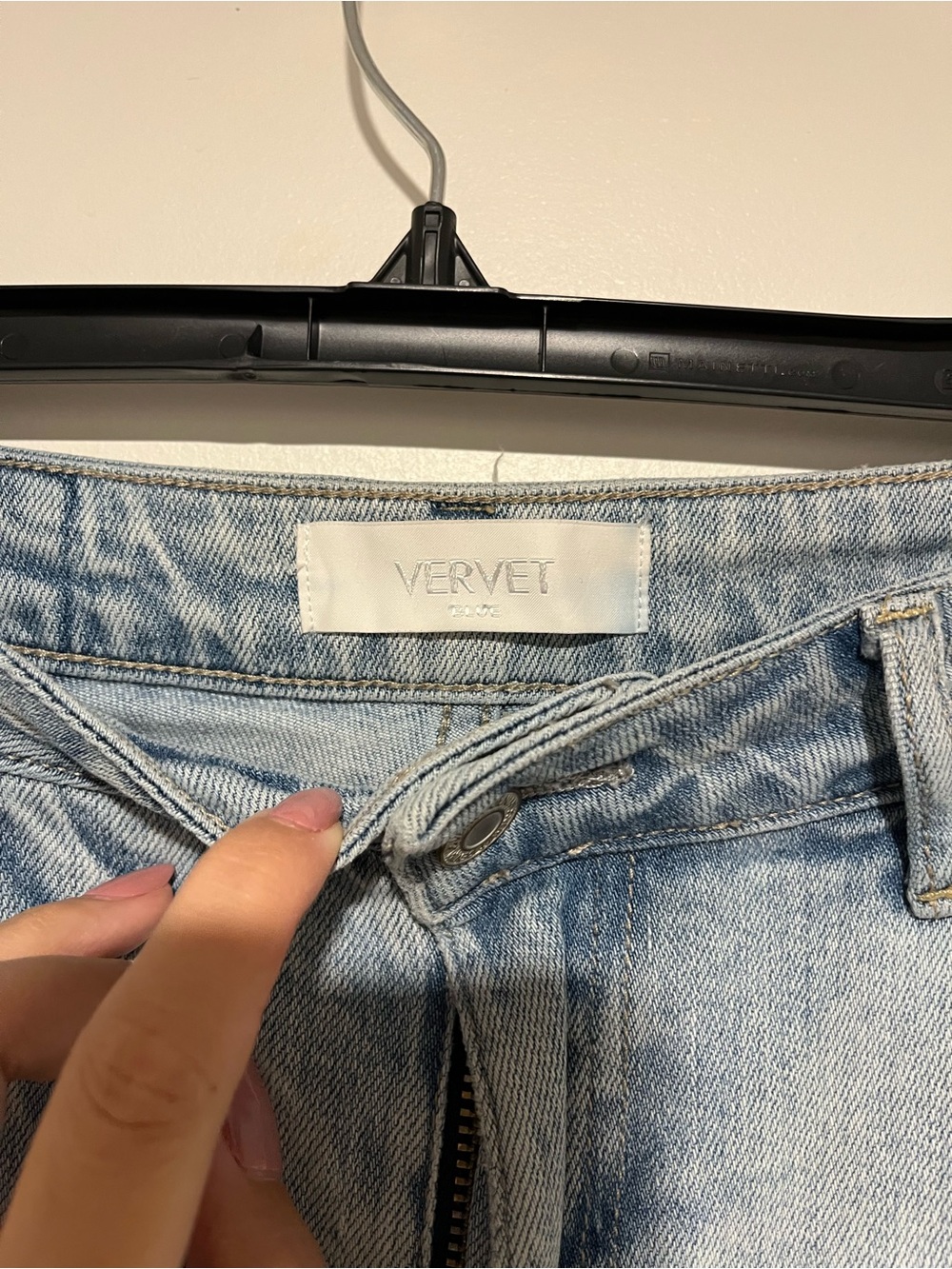 Light Wash Cargo Pocket Women's Jeans - Pale Blue - Picture 8 of 10